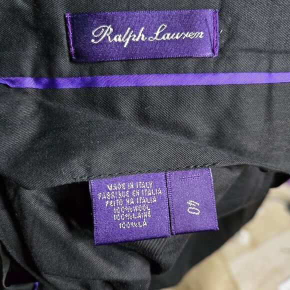 Ralph Lauren Purple Label 100% Wool Pants Size 40 Made in Italy - Picture 7 of 7